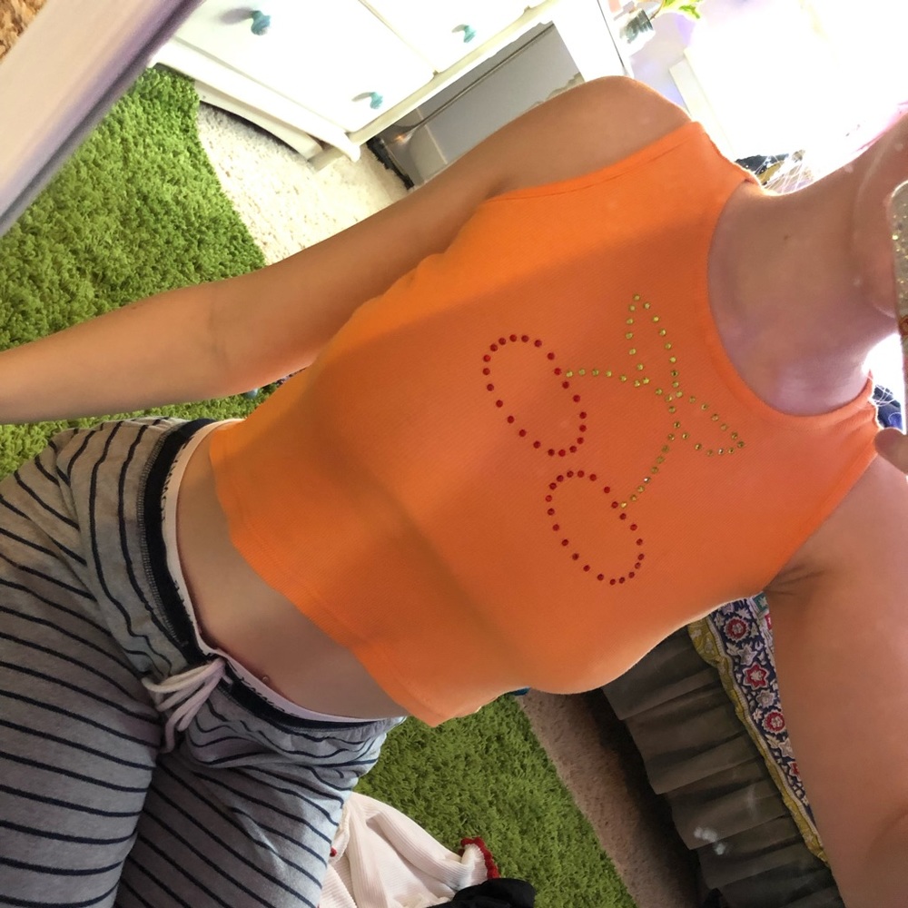 Y2K cute cherry tank top🍒🌼